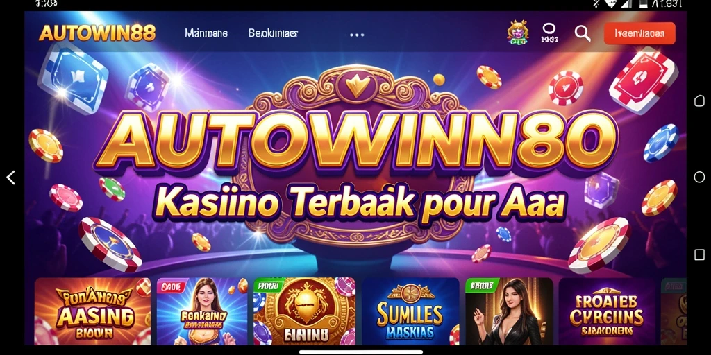 Tampilan menarik saat bermain AUTOWIN88 dengan suasana Kasino.