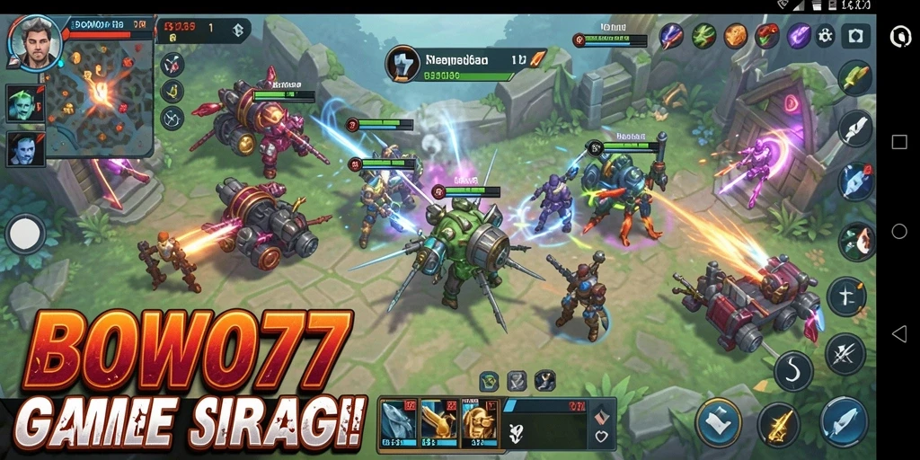 Tampilan gameplay BOWO77 yang seru dan kompetitif.
