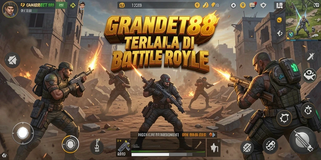 Gameplay seru dalam arena Battle Royale yang penuh aksi.