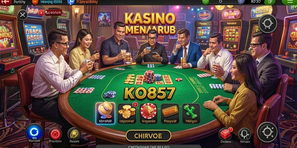 Tampilan menarik dari gameplay Kasino di KO857.