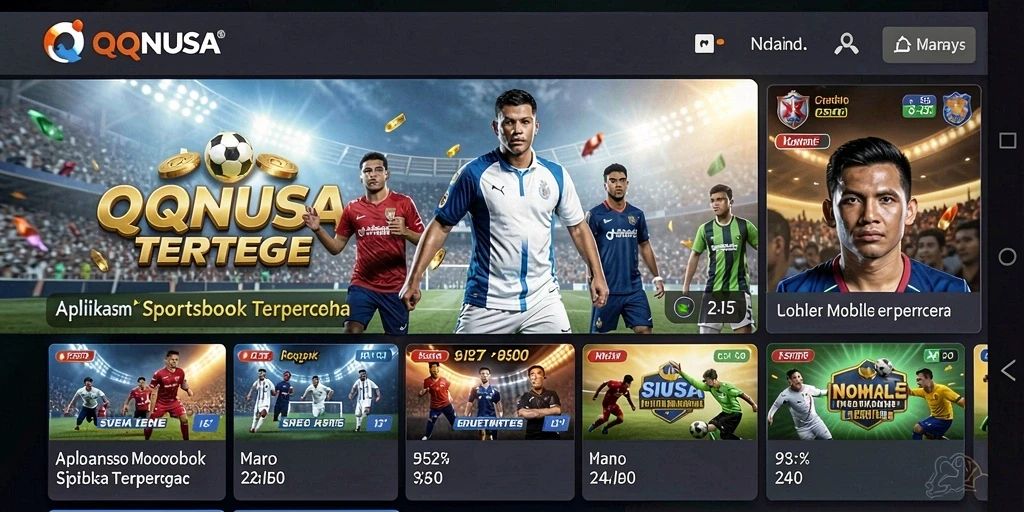 Screenshot menunjukkan gameplay taruhan langsung di QQNUSA.