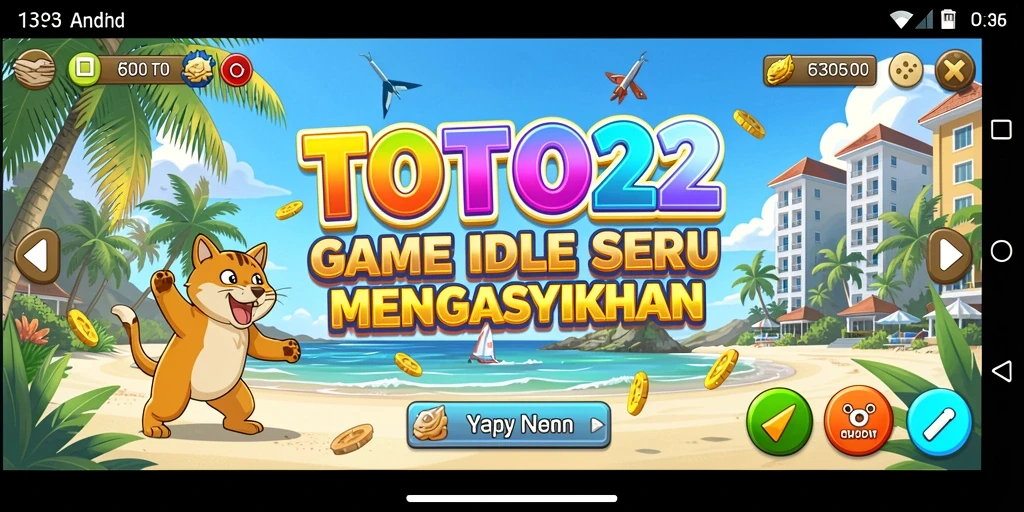 TOTO22 menampilkan gameplay Idle yang menarik dan menghibur.